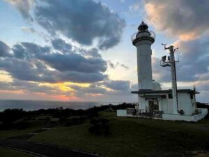 日本最西端の西崎灯台（撮影：生方正）