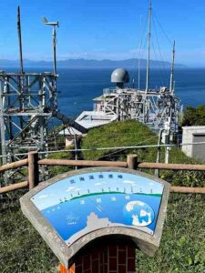 竜飛岬灯台から見た北海道（撮影：生方正）